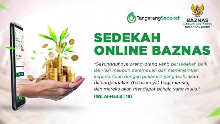 Banner program SEDEKAH ONLINE BAZNAS