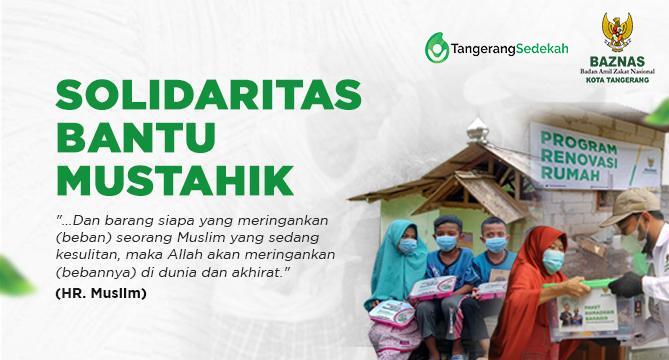 Banner program Solidaritas Bantu Mustahik