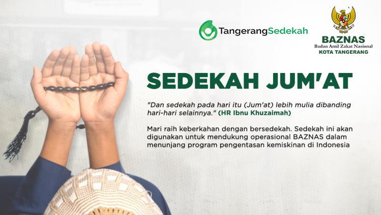 Banner program KEUTAMAAN SEDEKAH JUMAT