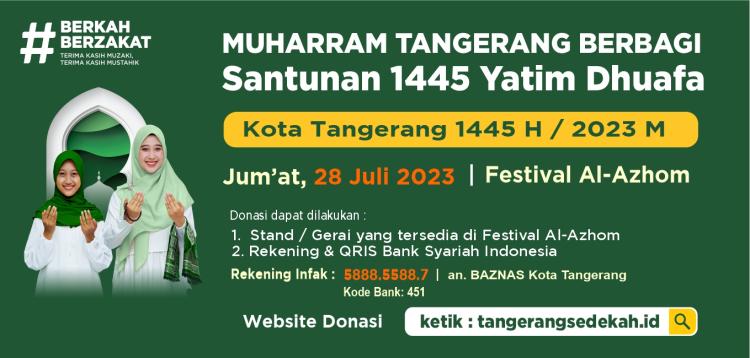 Gambar banner MUHARRAM TANGERANG BERBAGI 