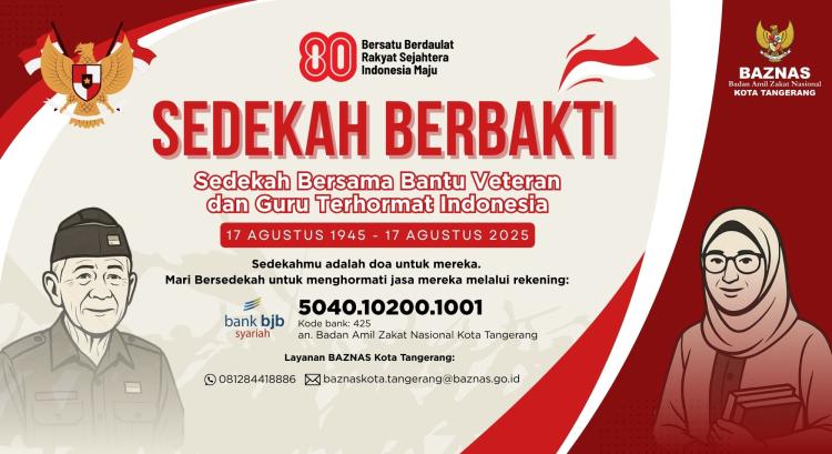Banner program SEDEKAH BERBAKTI