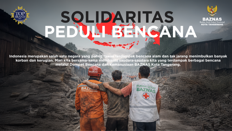 Banner program BANTU KORBAN BENCANA DI INDONESIA