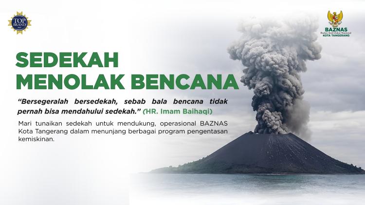 Banner program SEDEKAH MENOLAK BENCANA