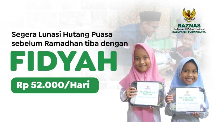 Gambar banner Lunasi Hutang Puasa dengan Fidyah