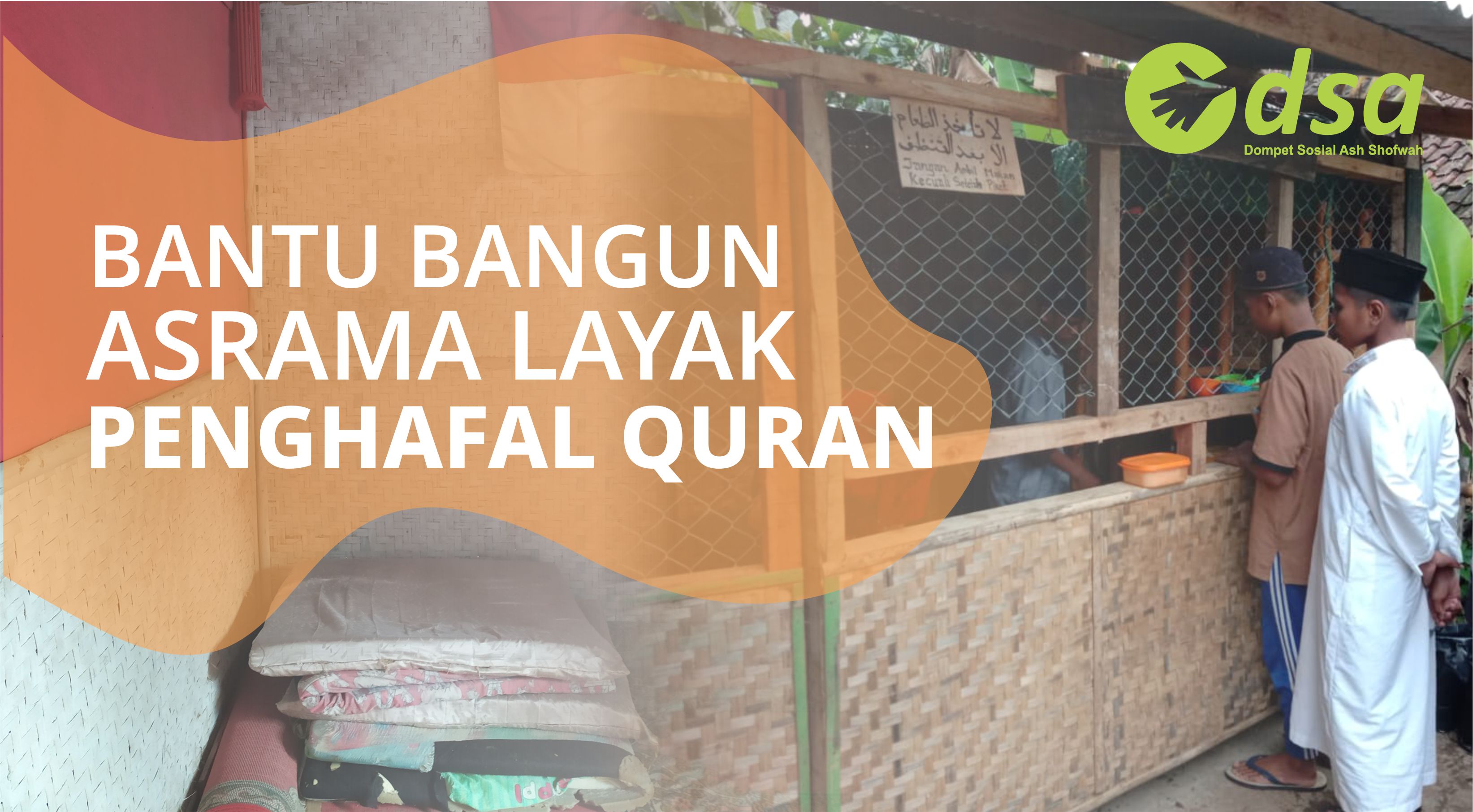 Gambar banner Amal Jariyah, Bantu Bangun Asrama Ponpes Al-Munawwaroh