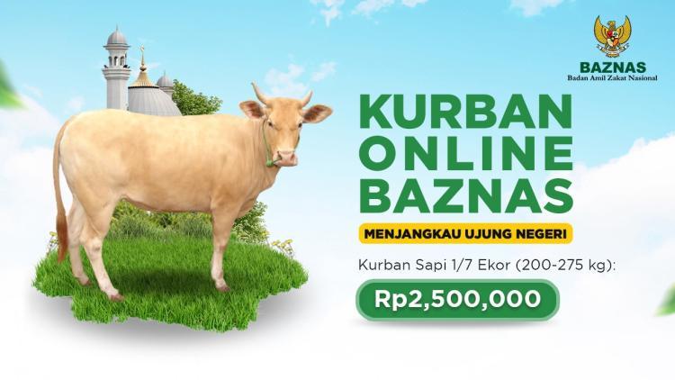 Gambar banner KURBAN ONLINE SAPI 1 PER 7 EKOR Gambar banner KURBAN ONLINE SAPI 1 PER 7 EKOR