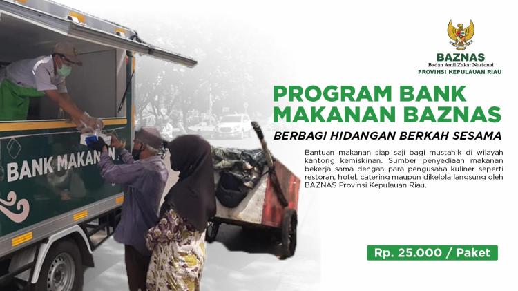 Banner program PROGRAM BANK MAKANAN BAZNAS
