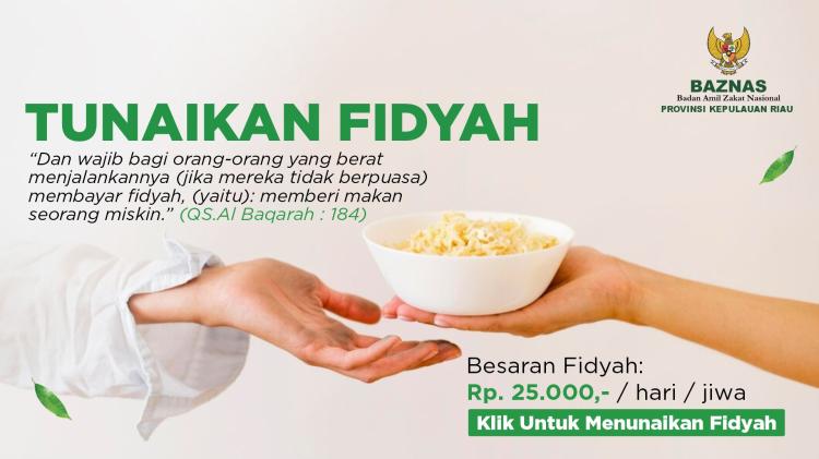 Gambar banner TUNAIKAN FIDYAH Gambar banner TUNAIKAN FIDYAH