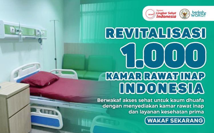 Banner program REVITALISASI 1000 KAMAR RAWAT INAP INDONESIA