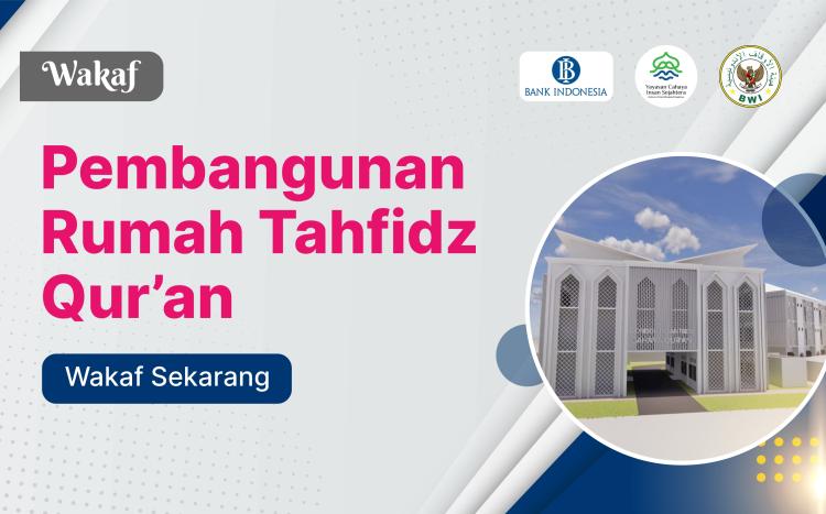 Banner program Wakaf Rumah Tafizh Cahaya Quran