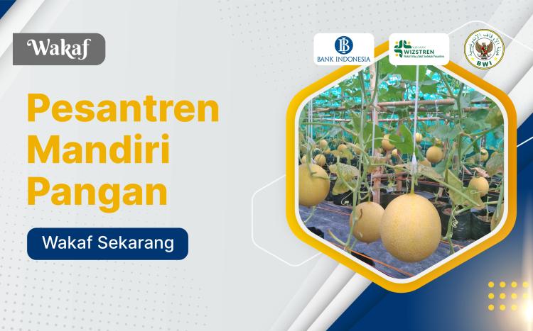 Banner program Pesantren Mandiri Pangan