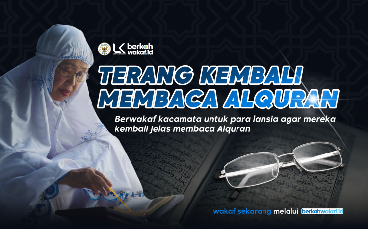 Banner program Terang Kembali Membaca Alquran