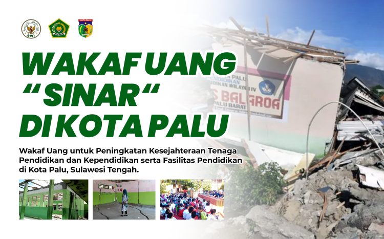 Gambar banner Wakaf Uang Sinar di Kota Palu