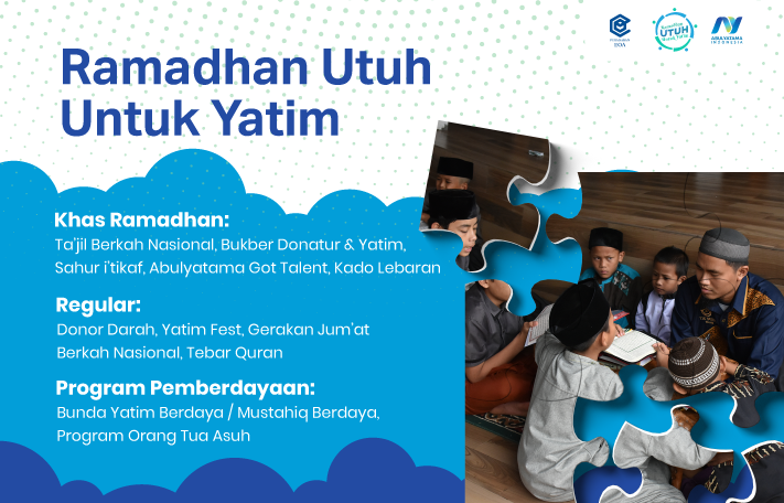 Gambar banner Ramadhan utuh untuk yatim