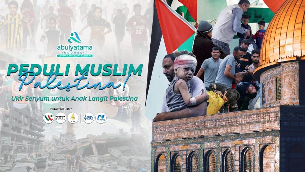 Banner program Darurat...Anak Yatim dan Saudara Kita di Palestina membutuhkan kita