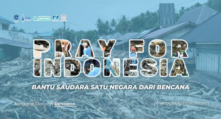 Gambar banner Pray For Indonesia
