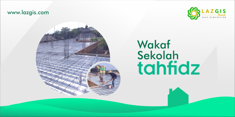 Banner program Ayo Wakaf Sekolah Tahfidz