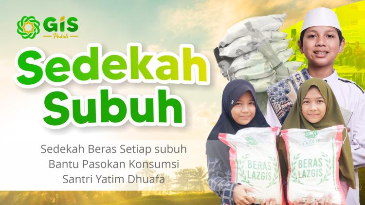 Banner program KABULKAN HAJAT DENGAN SEDEKAH SUBUH