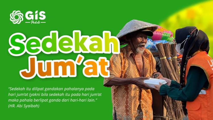 Banner program Sedekah Jumat Berbagi Nasi Kotak 