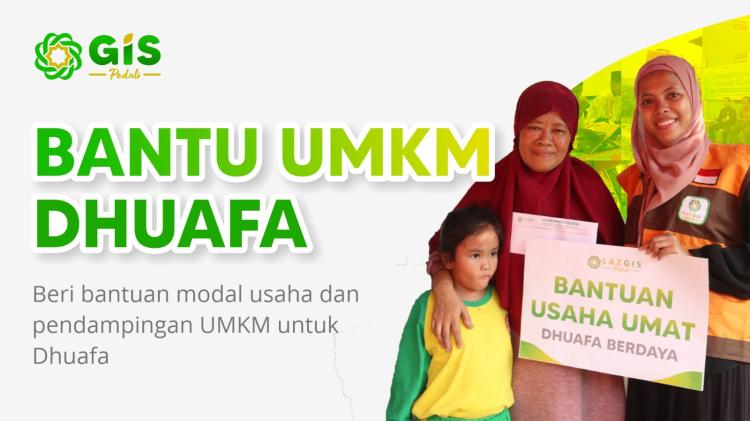 Banner program BANTUAN MODAL USAHA UNTUK DUAFA