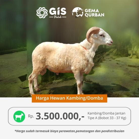 Banner program QURBAN KAMBING UNTUK DUAFA PELOSOK NEGERI TIPE A 