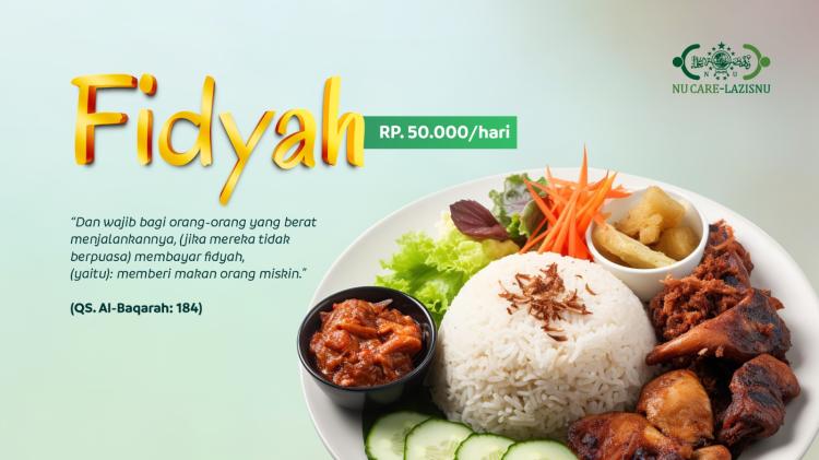 Banner program Tunaikan Fidyah Sekarang