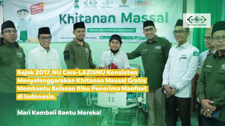 Banner program Khitan Gratis untuk Anak-Anak Indonesia