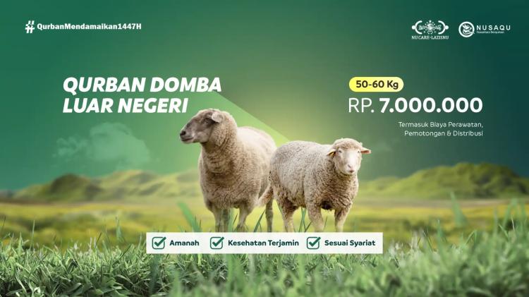 Banner program Domba Luar Negeri