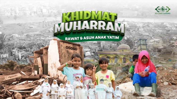 Banner program Khidmat Muharram Rawat  Asuh Anak Yatim