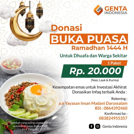 Gambar banner Donasi Buka Puasa