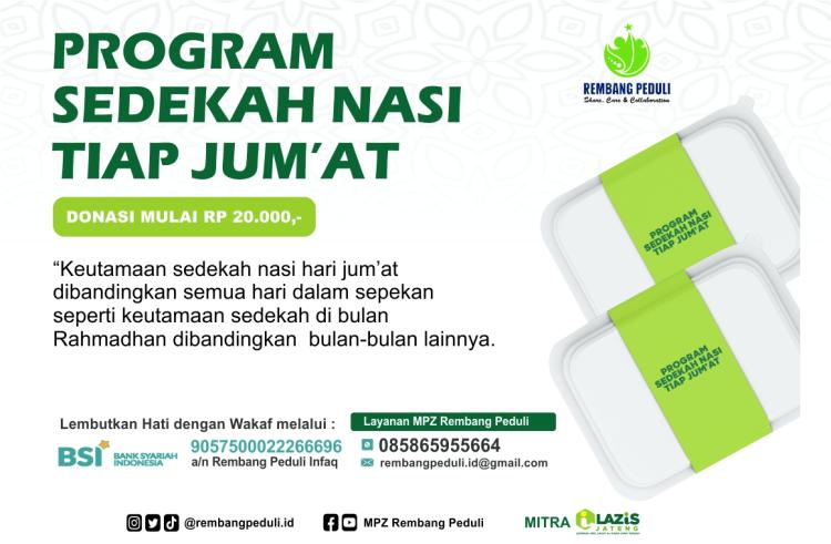 Gambar banner Program Sedekah Nasi Jumat Berkah Gambar banner Program Sedekah Nasi Jumat Berkah