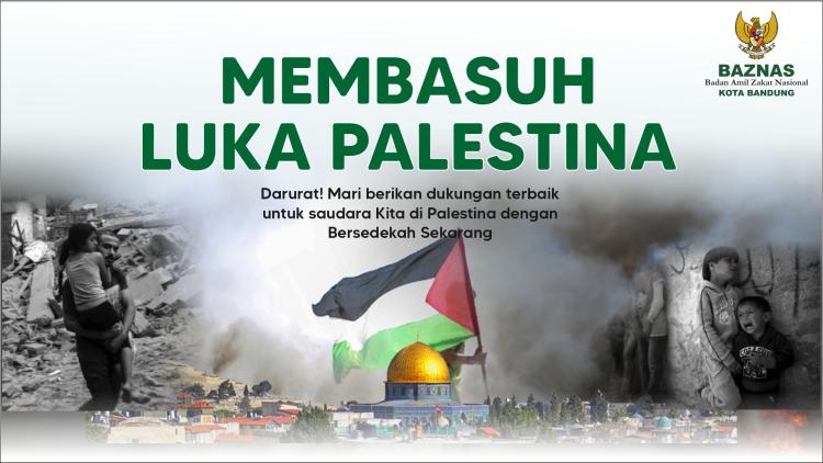 Banner program Membasuh Luka Palestina