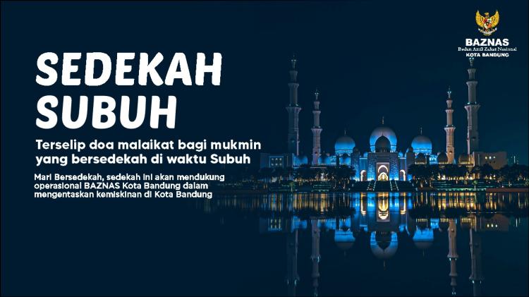 Gambar banner Awali Hari dengan Sedekah Subuh