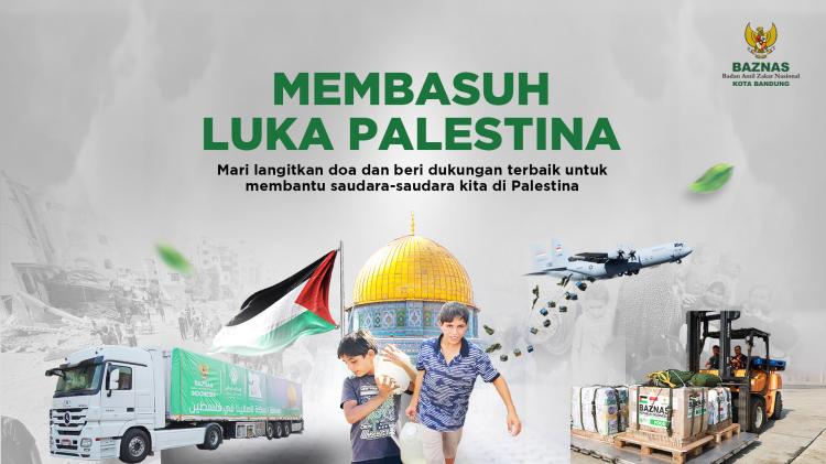 Banner program Membasuh Luka Palestina