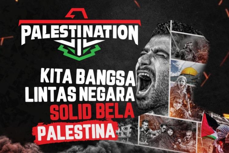 Gambar banner Dukung Gerakan Palestination, Solidkan Dukungan Kemerdekaan Palestina