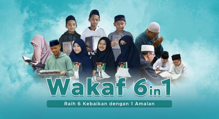 Banner program WAKAF 6 IN 1
