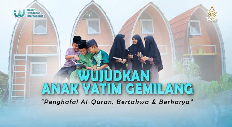 Banner program WUJUDKAN ANAK YATIM GEMILANG