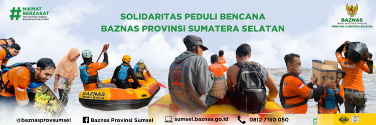 Banner program PEDULI KORBAN BENCANA