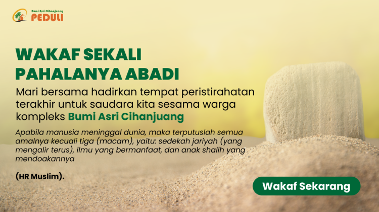 Banner program Wakaf Tanah Makam