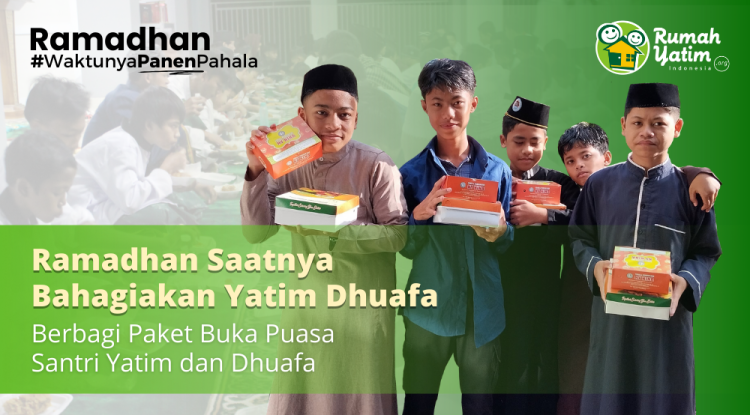 Banner program Sedekah Buka Puasa Santri Yatim Dhuafa