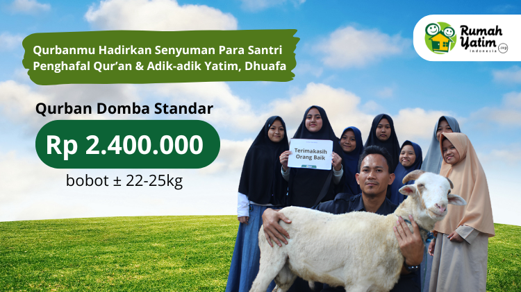 Banner program Qurban Domba Standar-Rumah Yatim Indonesia