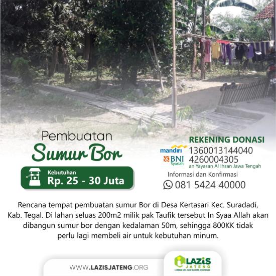 Gambar banner Patungan Bangun Sumur Bor untu Warga Kertasari Gambar banner Patungan Bangun Sumur Bor untu Warga Kertasari