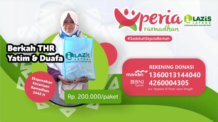 Gambar banner Berkah Berbagi THR untuk Yatim dan Dhuafa Gambar banner Berkah Berbagi THR untuk Yatim dan Dhuafa