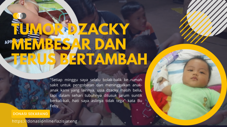 Gambar banner Tolong Leher Dzacky Dicekik Oleh Tumornya Yang Kian Membesar