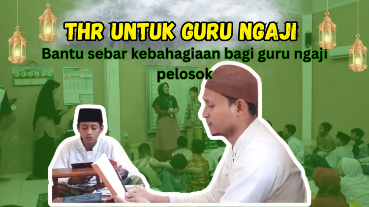 Gambar banner THR untuk Guru Ngaji 