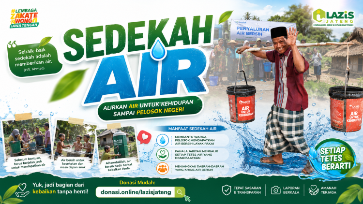 Gambar banner Raih Pahala Tak Terputus Dari Setiap Tetes Airnya