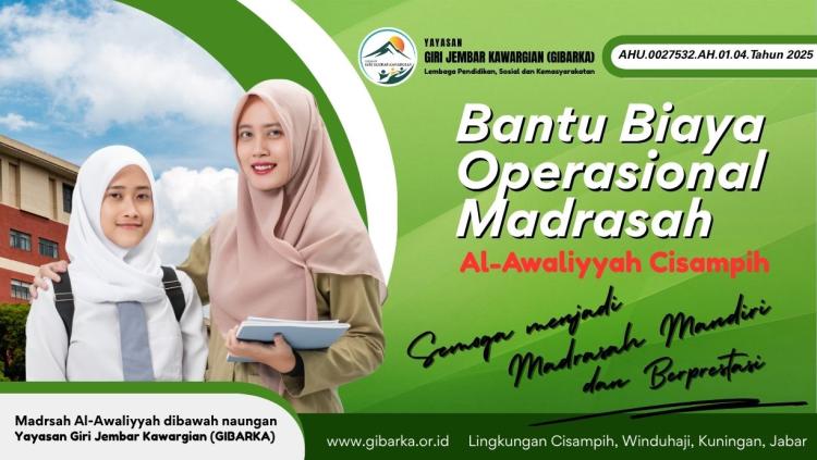 Gambar banner Mohon Bantu Biaya Operasional Madrasah Al-Awaliyyah Cisampih
