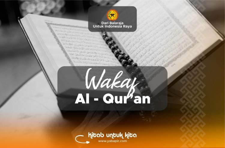 Gambar banner Wakaf Al Quran