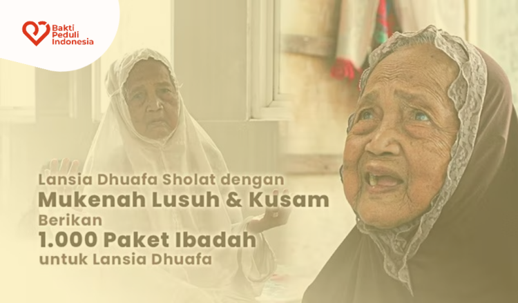 Gambar banner Sedekah Alat Ibadah untuk Lansia di Pelosok 