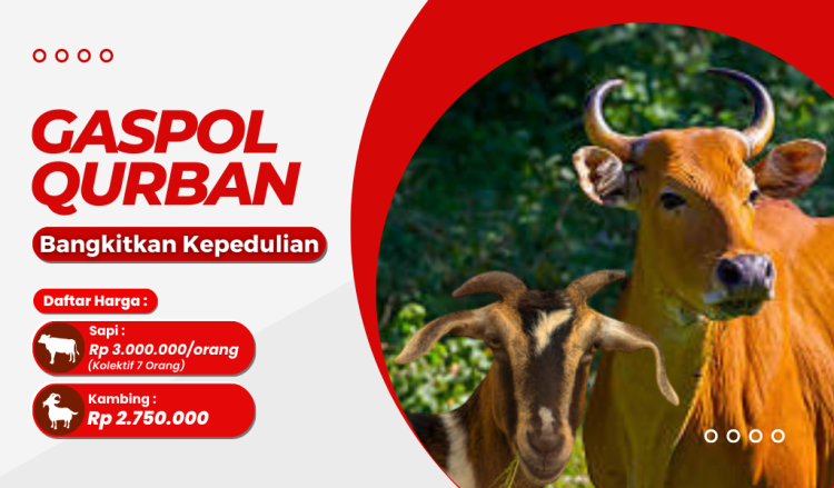 Gambar banner Gaspol Qurban Bangkitkan Kepedulian
